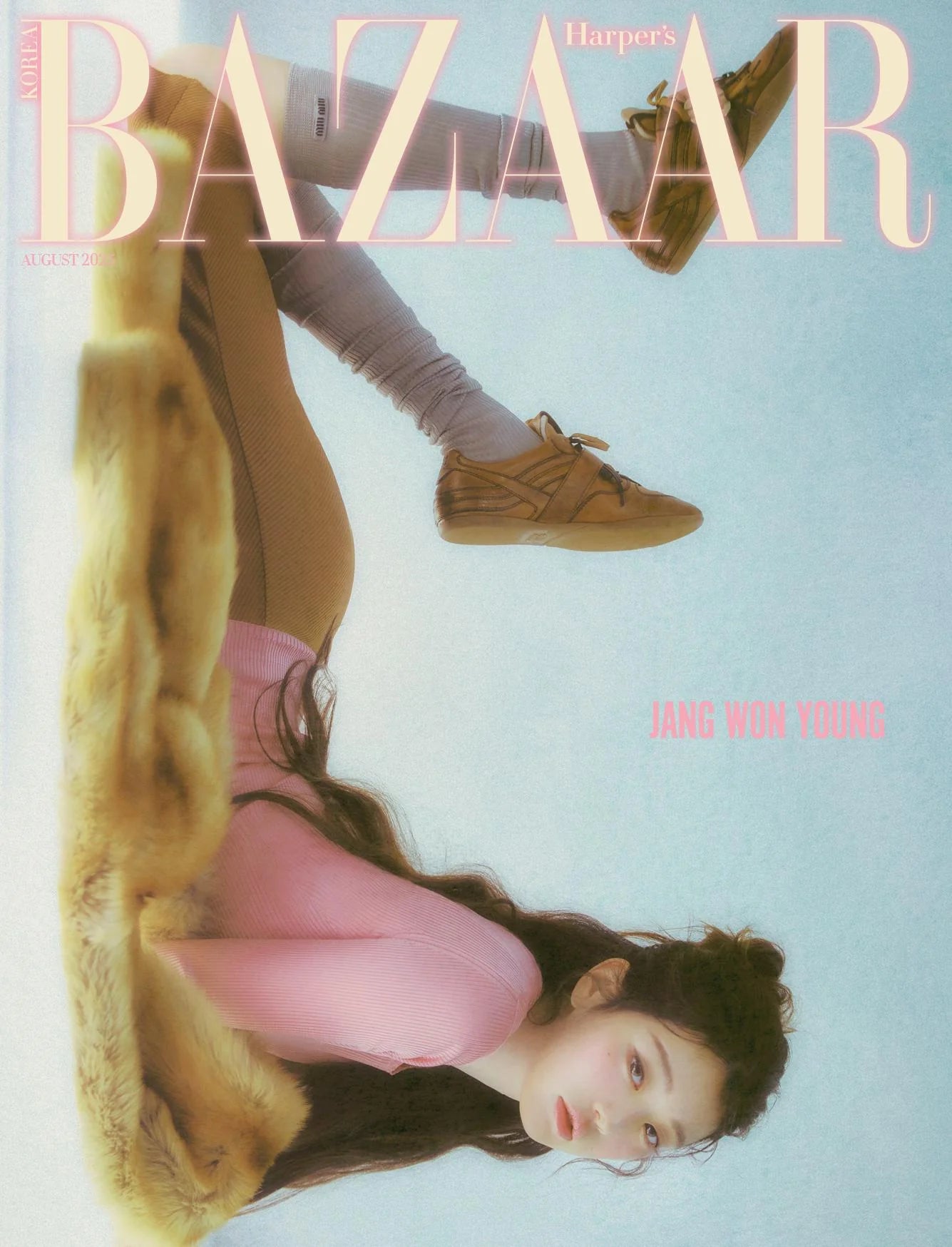 BAZAAR MAGAZINE KOREA AUGUST 2025 IVE JANG WON YOUNG D