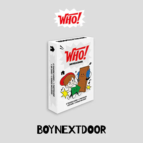 BOYNEXTDOOR - 1ST SINGLE ALBUM WHO! WEVERSE ALBUMS VERSION