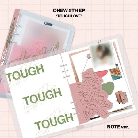 ONEW - TOUGH LOVE (5th MINI ALBUM) (NOTE Version)