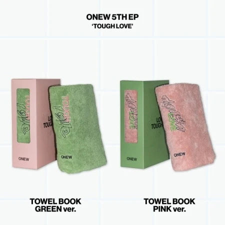 ONEW - TOUGH LOVE (5th MINI ALBUM) (TOWEL BOOK Version)