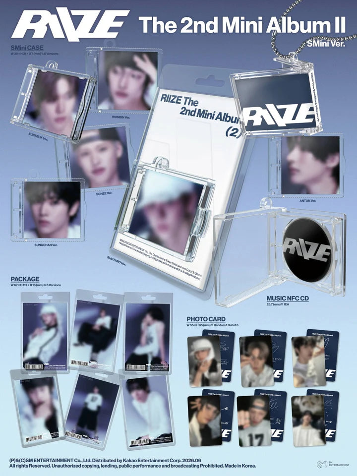 RIIZE - II (2nd Mini Album) (SMini Version) Infographic