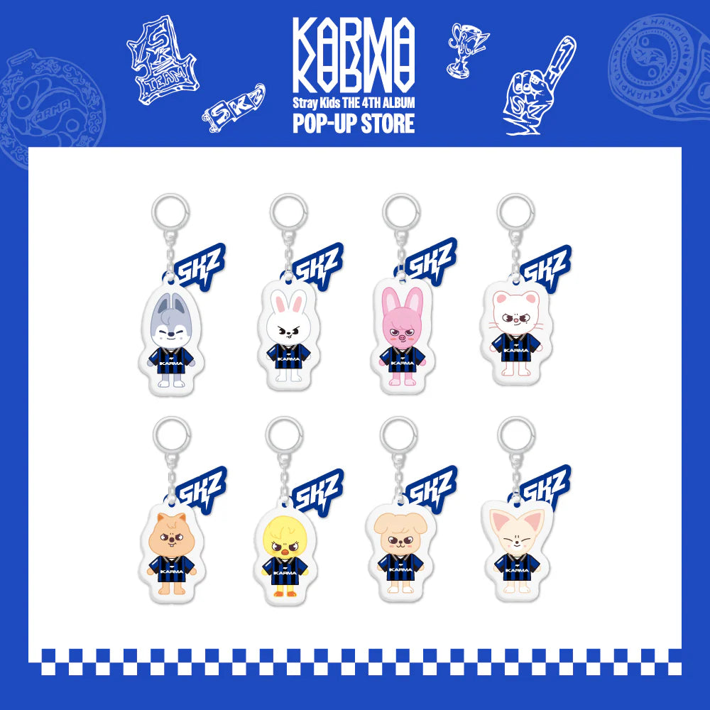 STRAY KIDS KARMA MD SKZOO YIN-YANG KEYRING