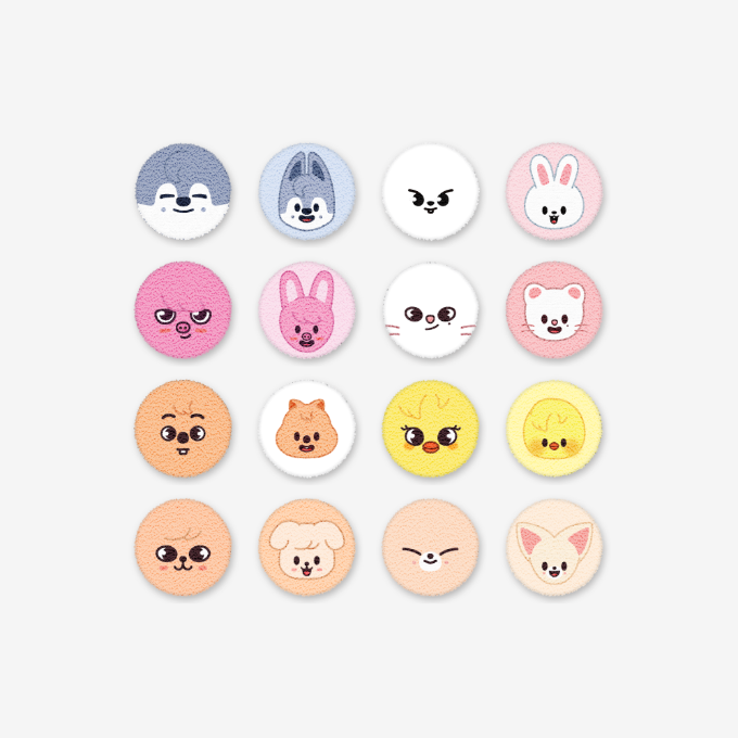 Stray Kids SKZOO SECRET BOUCLE CAN BADGE_1