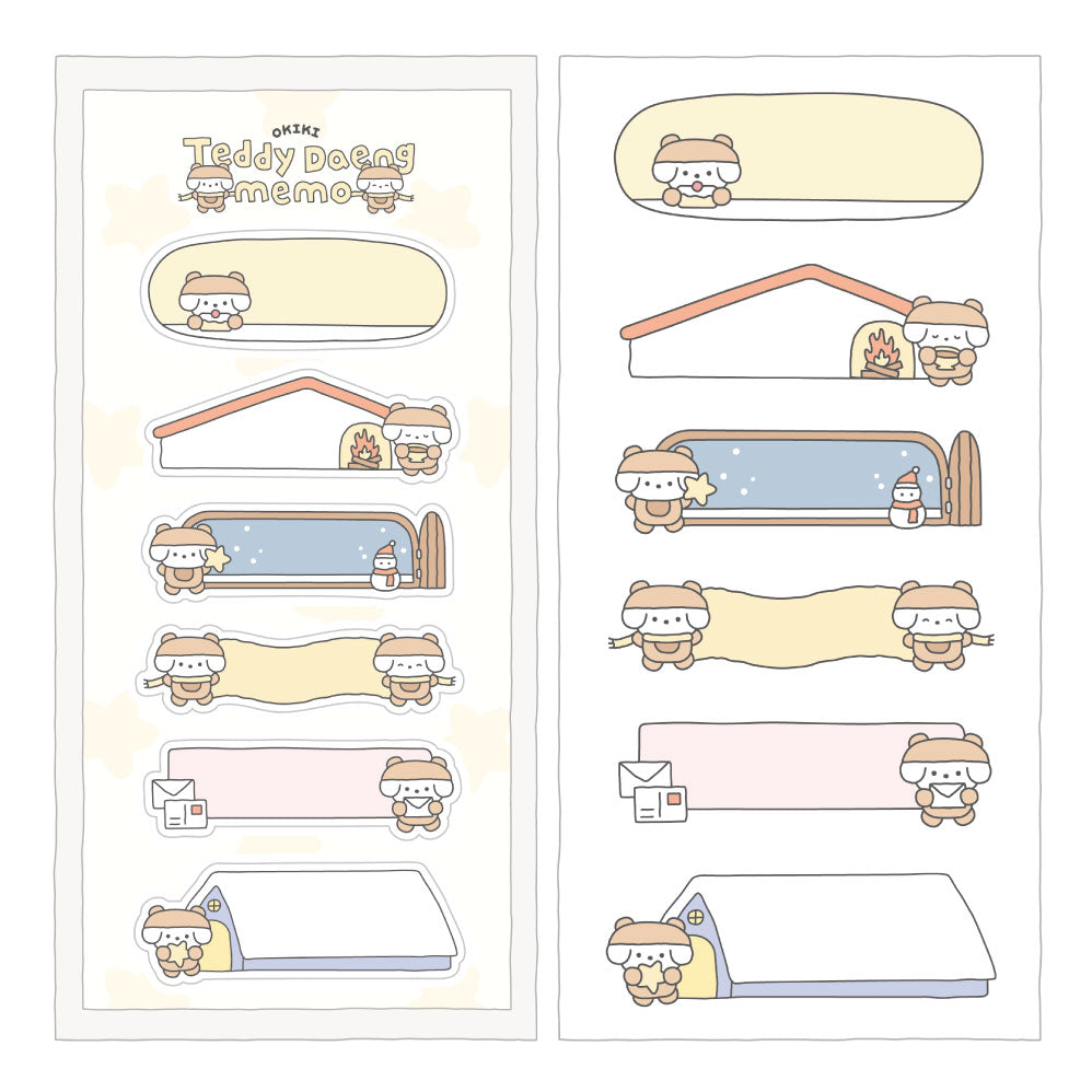 OKIKI Teddy Daeng memo sticker