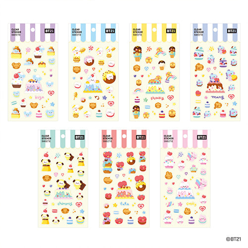 BT21 Clear Sticker (Sweetie)