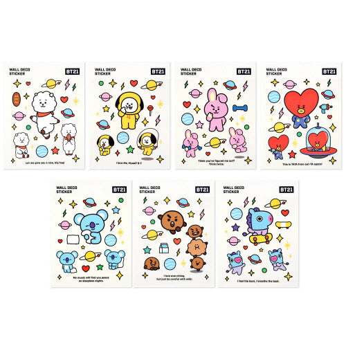 BT21 WALL DECO STICKER