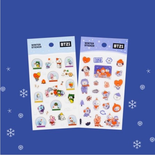 BT21 Winter sticker