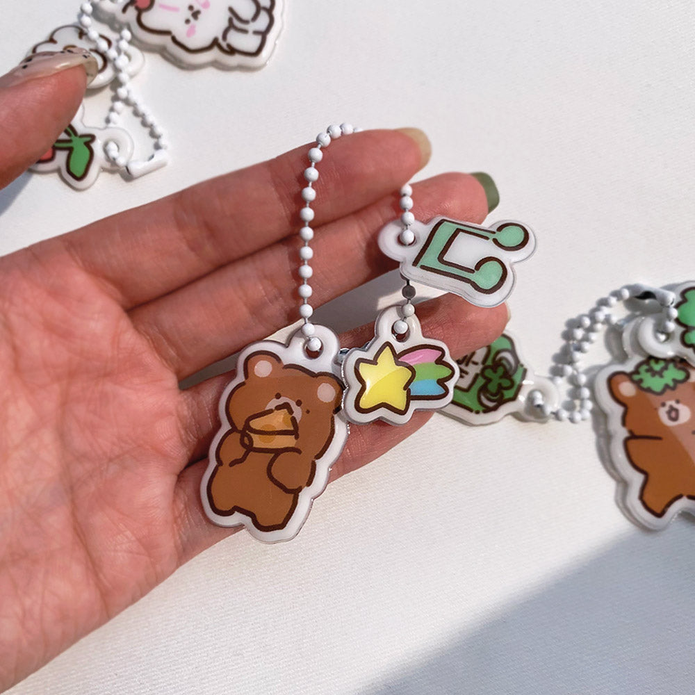 SOOANG STUDIO cheese gomta keyring