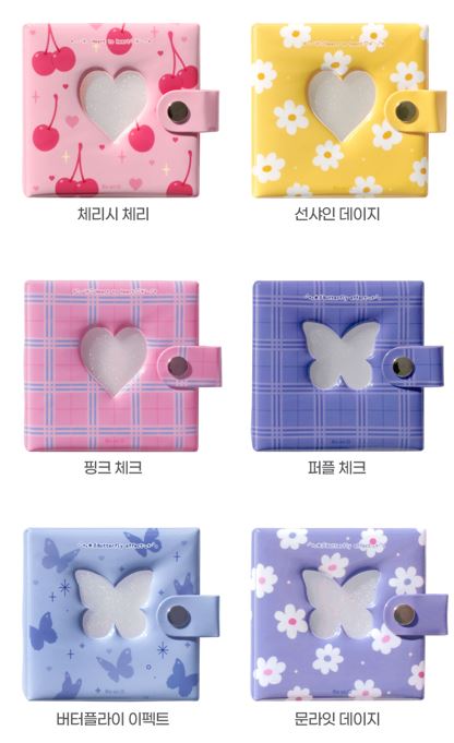BE ON D Deco pocket mini 3hole polaroid binder Butterfly Effect