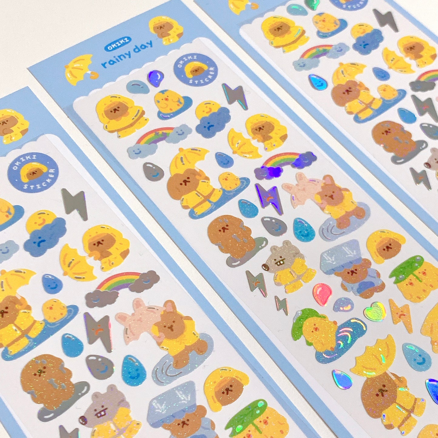 OKIKI sticker rainy day