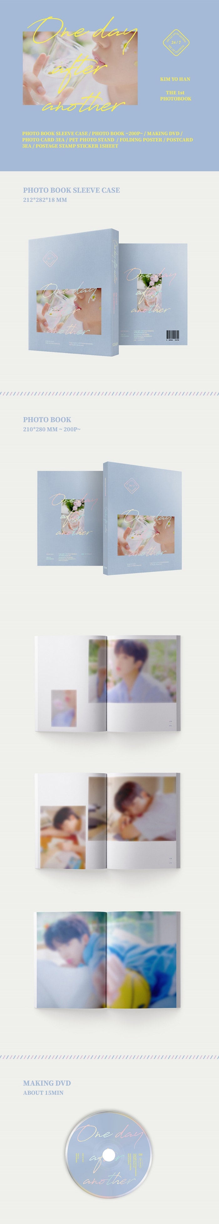 KIM YOHAN 1ST PHOTOBOOK: ONE DAY AFTER ANOTHER