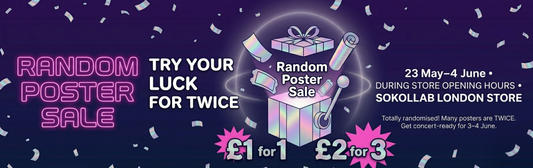 Random Poster Sale - Try Your Luck for Twice!