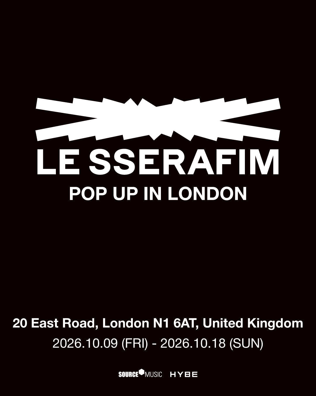 Visit the LE SSERAFIM Pop Up in London