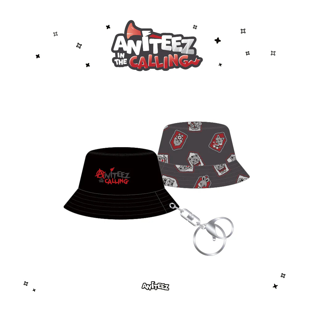 ANITEEZ CALLING MD BUCKET HAT KEYCHAIN