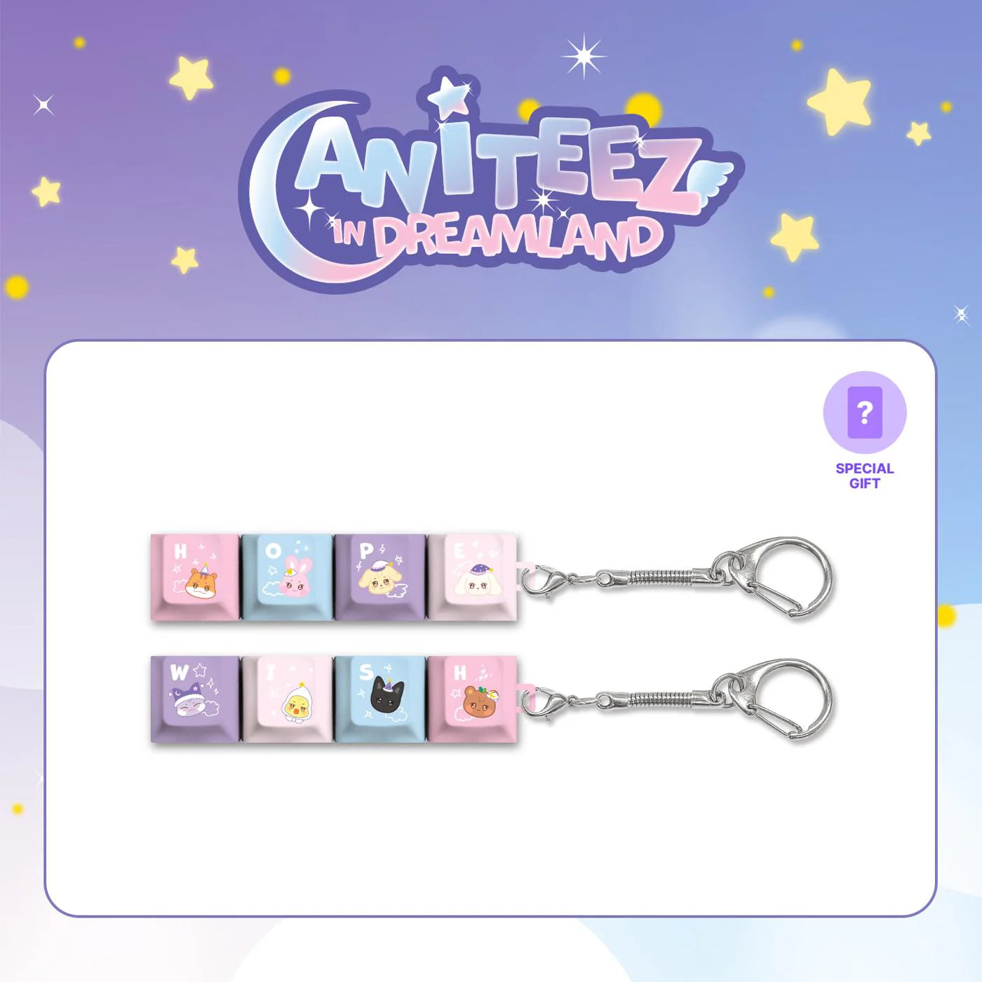 ANITEEZ IN DREAMLAND MD: KEYCAP KEYRING - SOKOLLAB
