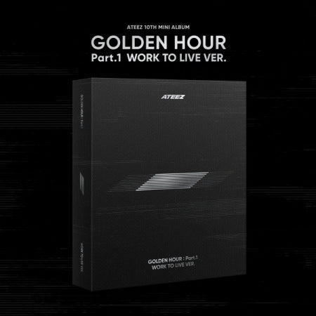 ATEEZ - 10th MINI ALBUM GOLDEN HOUR Part.1 (WORK TO LIVE Version)