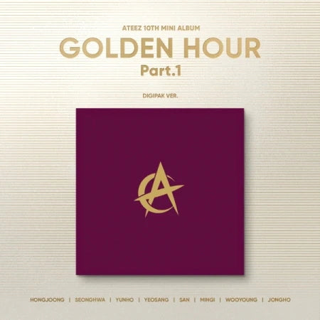 PREORDER : ATEEZ - GOLDEN HOUR : Part.1 (DIGIPACK Version)