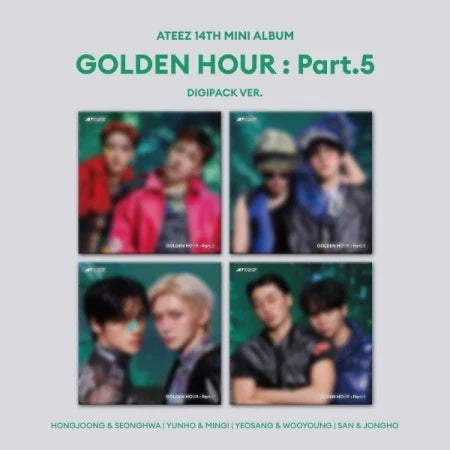 ATEEZ - GOLDEN HOUR  Part.5 (14th MINI ALBUM) (DIGIPACK UNIT Version)