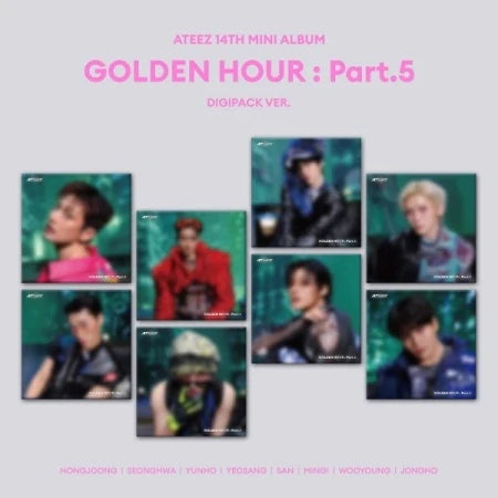 ATEEZ - GOLDEN HOUR  Part.5 (14th MINI ALBUM) (DIGIPACK Version)