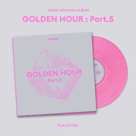 ATEEZ - GOLDEN HOUR Part.5 (14th MINI ALBUM) (PINK LP VER.)