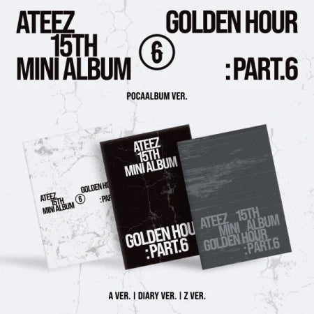 ATEEZ - GOLDEN HOUR  Part.6 (15TH MINI ALBUM) (POCAALBUM)