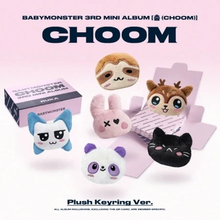 BABYMONSTER - 춤 (CHOOM) (3rd MINI ALBUM) (Plush Keyring Version)