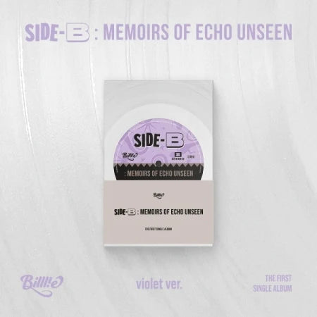 BILLLIE - 1ST SINGLE ALBUM SIDE-B : MEMOIRS OF ECHO UNSEEN POCA violet version