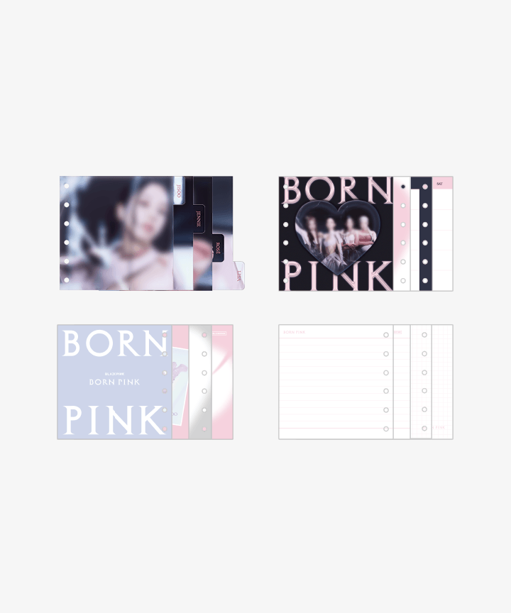 BLACKPINK BORNPINK DISK PHOTO BINDER INDEX