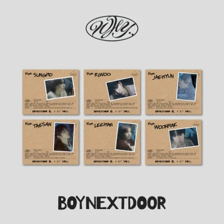 BOYNEXTDOOR - 1ST EP ALBUM WHY.. LETTER VERSION