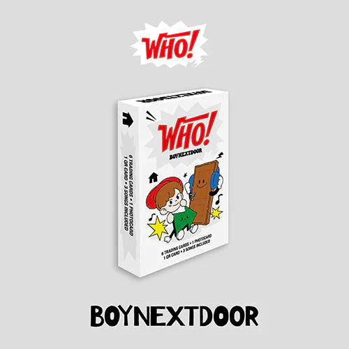 BOYNEXTDOOR - 1ST SINGLE ALBUM WHO! WEVERSE ALBUMS VERSION 