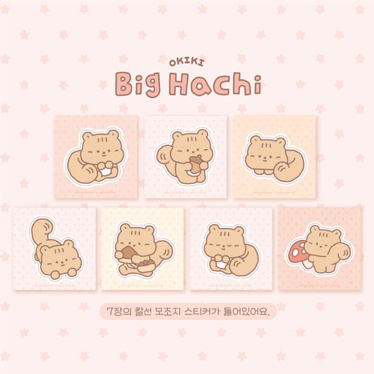 OKIKI Big Hachi sticker pack