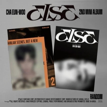 CHA EUNWOO - ELSE (2nd MINI ALBUM) (STANDARD Version)