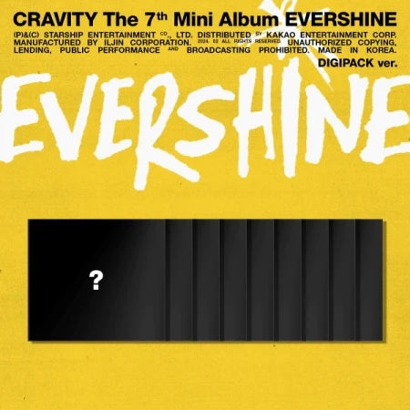 CRAVITY - THE 7TH MINI ALBUM EVERSHINE DIGIPACK Version