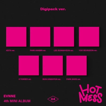 EVNNE - 4th MINI ALBUM HOT MESS (Digipack Version)