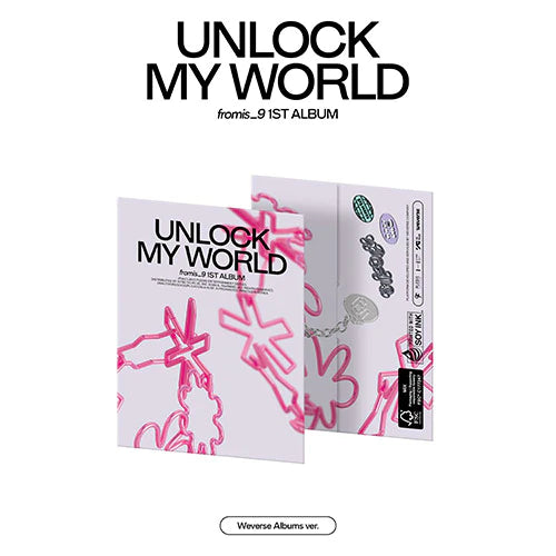 FROMIS_9 - 1ST ALBUM UNLOCK MY WORLD WEVERSE ALBUMS VERSION