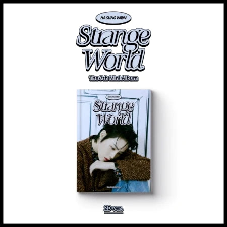 HA SUNG WOON 7TH MINI ALBUM STRANGE WORLD  PHOTOBOOK 2D Version