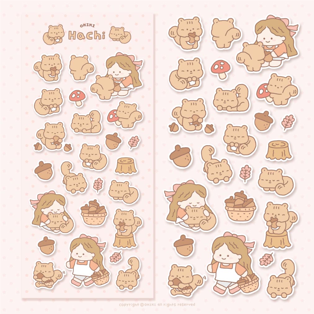 Okli Sticker OKIKI Hachi sticker