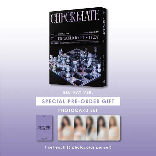 ITZY offers The 1st World Tour Checkmate Official Tote Bag Kpop Collectible Check Mate