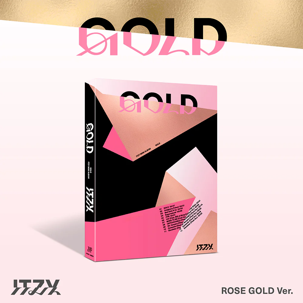 ITZY - GOLD (STANDARD Version) Rose Gold