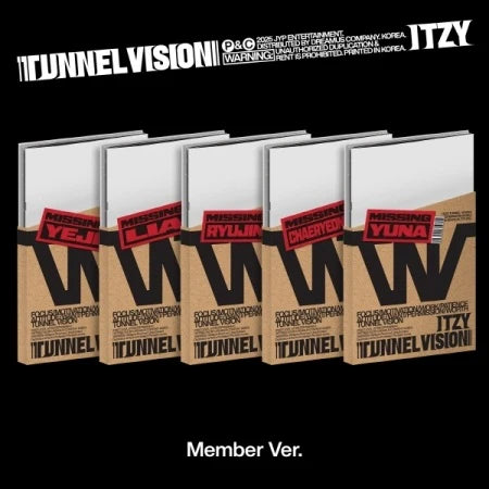 ITZY - TUNNEL VISION (11th Mini album) (Member Version)