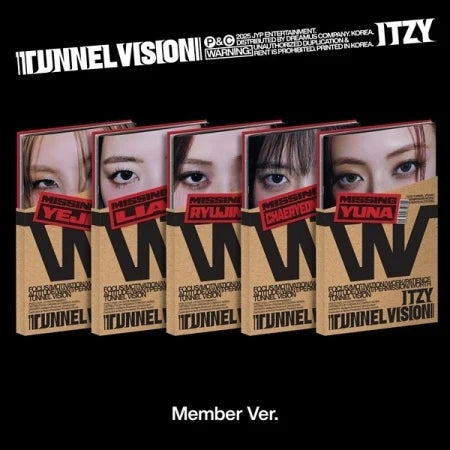 ITZY - TUNNEL VISION (Member Version) with Fans Shop Gift - SOKOLLAB
