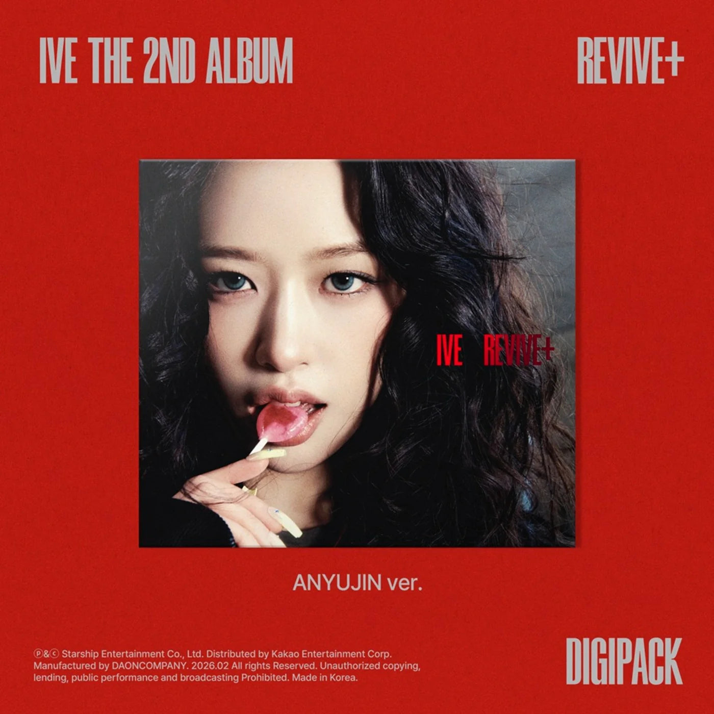 IVE - REVIVE+(THE 2ND ALBUM) (Digipack Version  Limited) ANYUJIN VERSION