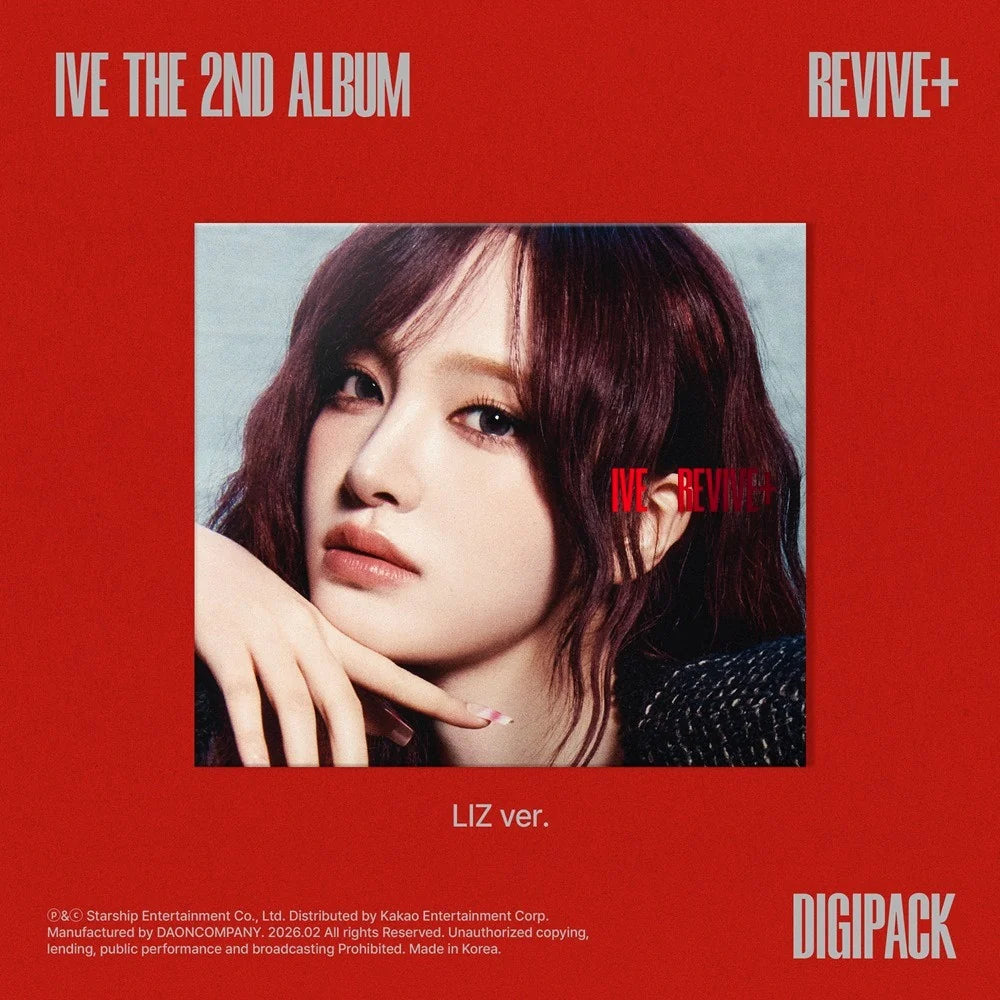 IVE - REVIVE+(THE 2ND ALBUM) (Digipack Version  Limited) LIZ VERSION