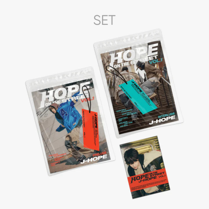 J-HOPE - SPECIAL ALBUM HOPE ON THE STREET VOL.1 SET + Weverse Albums Version