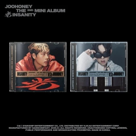JOOHONEY - INSANITY (2nd Mini album) (JEWEL Version  LIMITED)