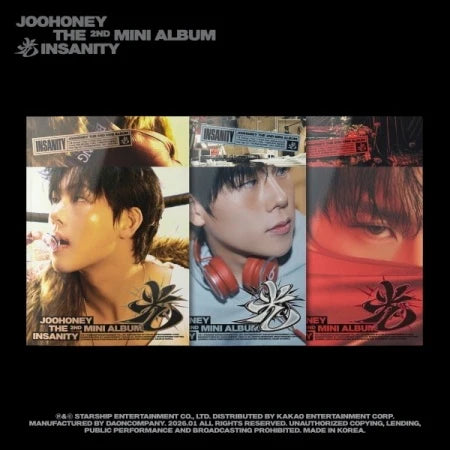 JOOHONEY - INSANITY (2nd Mini album) (Standard Version) - SOKOLLAB