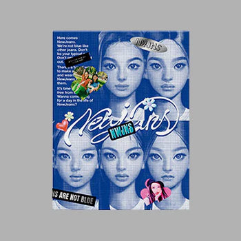 NEWJEANS - NEW JEANS 1ST EP ALBUM - BLUEBOOK VERSION - SOKOLLAB NEWJEANS - NEW JEANS 1ST EP ALBUM - BLUEBOOK VERSION - SOKOLLAB