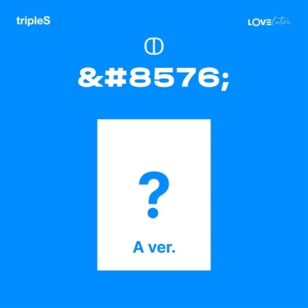 tripleS - MINI ALBUM LOVElution Muhan Version A