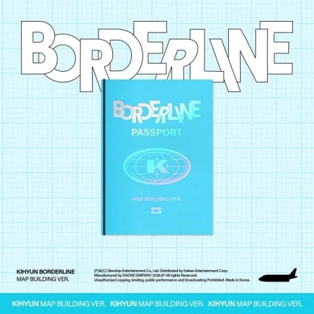 KIHYUN of MONSTA X - BORDERLINE (EP ALBUM) (STANDARD VER.) Map Building Version