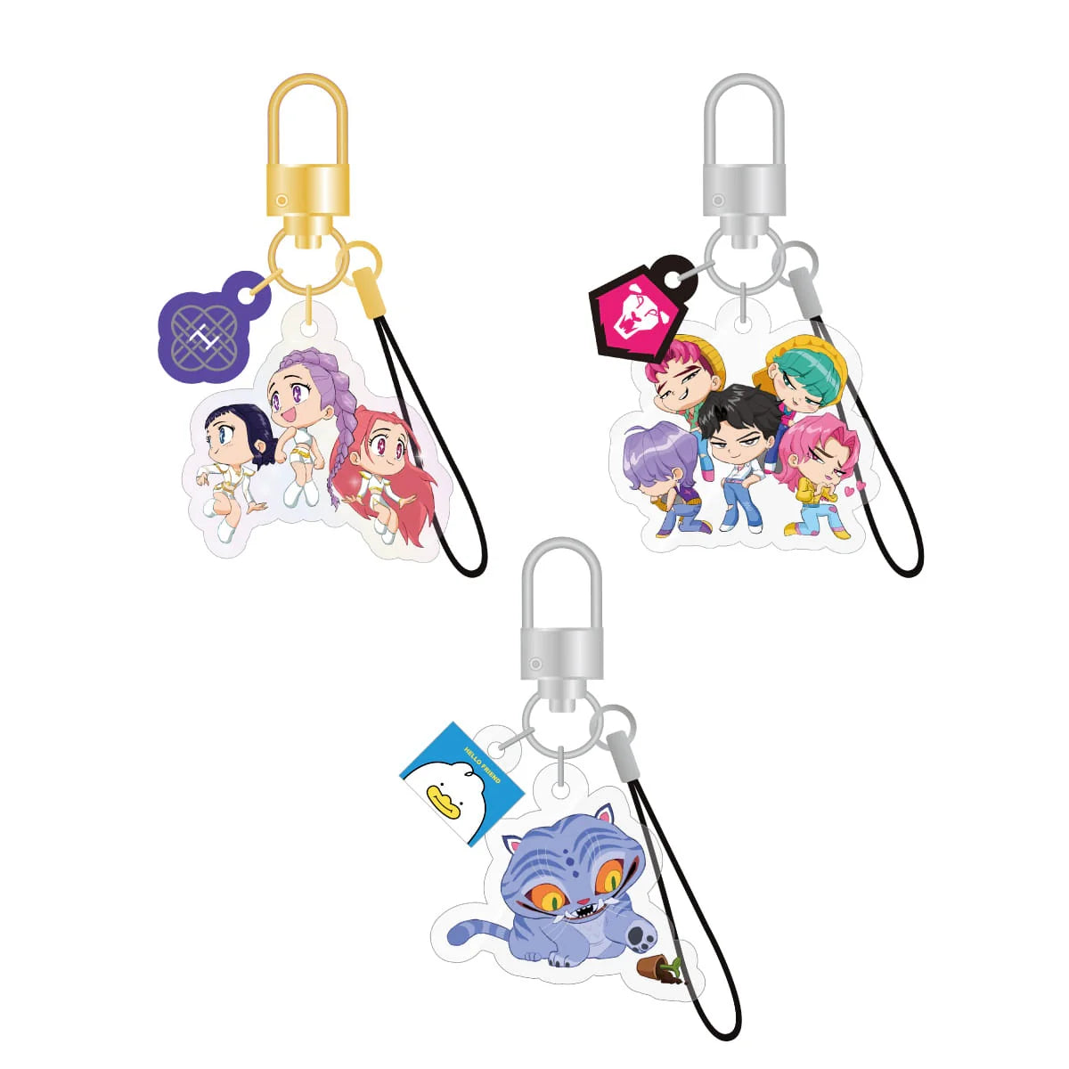 KPOP DEMON HUNTERS - OFFICIAL LIGHT STICK KEYRING CHARM - SOKOLLAB
